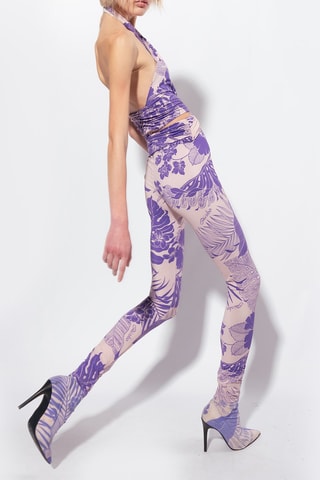 Mouwloze Jumpsuit - Paars