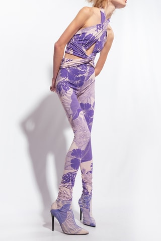 Mouwloze Jumpsuit - Paars