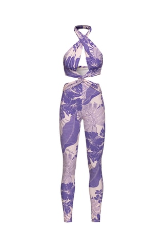 Mouwloze Jumpsuit - Paars