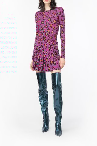 Wikkelrok met Plooien - Paars