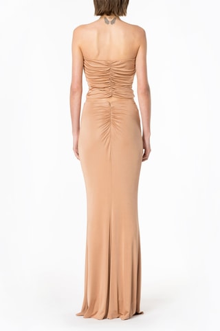 Mouwloze top - Taupe