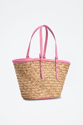 Leren Shopper - Roze