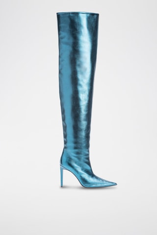 Lieslaarzen - Pauwblauw