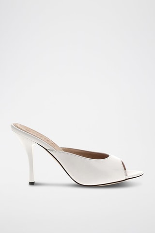 Muiltjes met Hak - Wit