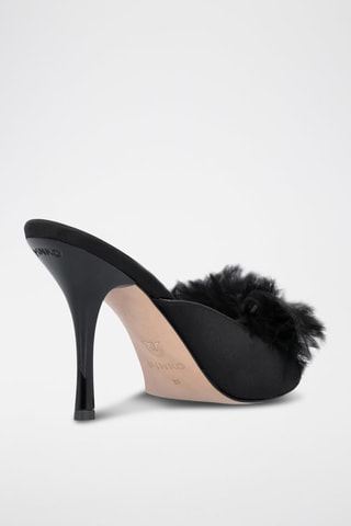 Mules à talons - Noir