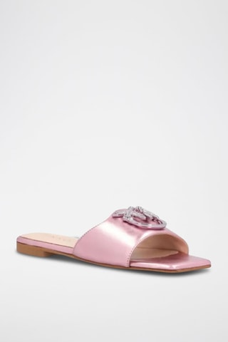 Geitenleren Muiltjes - Roze