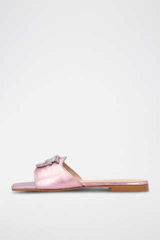 Geitenleren Muiltjes - Roze