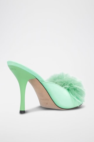 Mules à talons - Vert