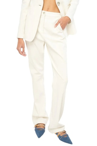 Broek Hoge Taille - Wit