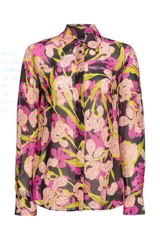 Blouse - zwart en lichtroze