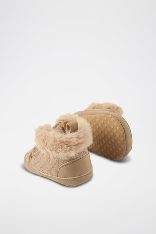 Chaussons fourrés - Beige