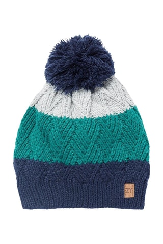 Bonnet à pompon - Vert clair