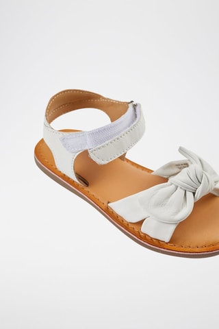 Sandales en cuir - Blanc