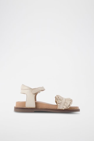 Sandales en cuir - Blanc