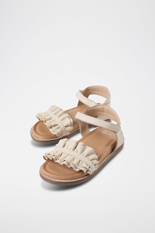 Sandales en cuir - Blanc