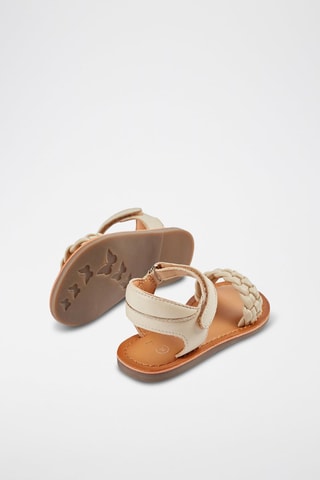 Sandales en cuir - Blanc