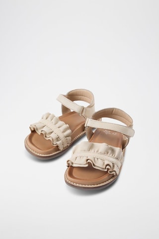 Sandales en cuir - Blanc