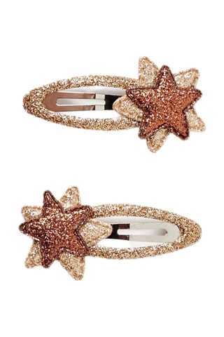 Barrette clic clac - Doré 