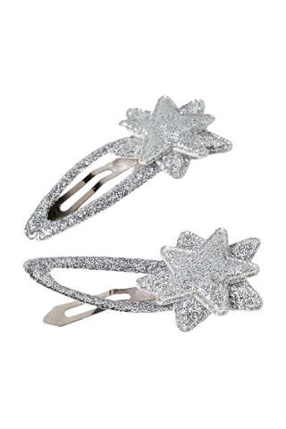 Barrette clic clac - Argenté 