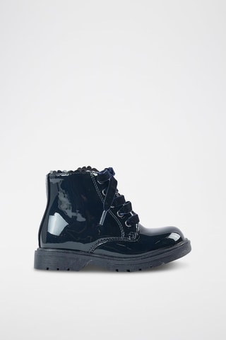 Bottines vernies - Bleu foncé