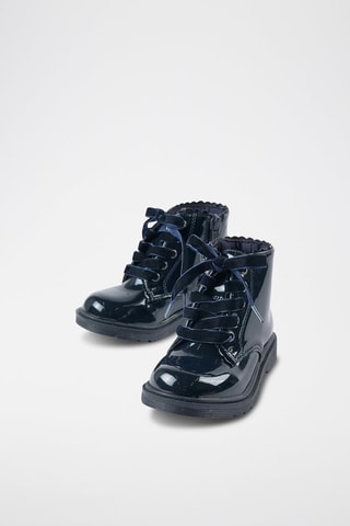 Bottines vernies - Bleu foncé