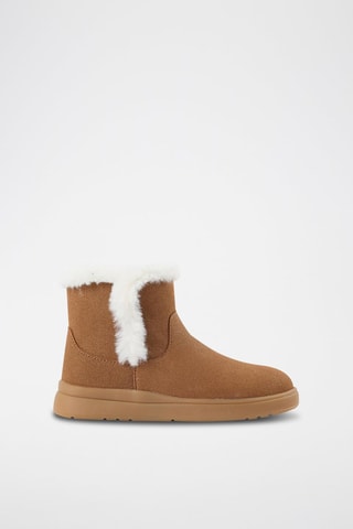 Bottines fourrées - Beige foncé