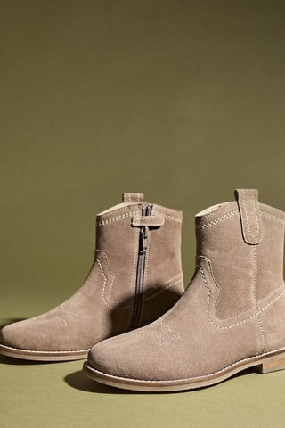 Bottines - Beige foncé