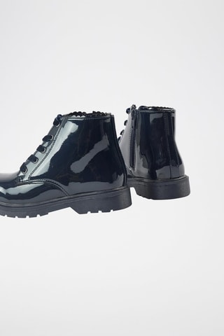 Bottines vernies - Bleu foncé