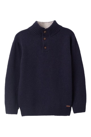 Pull en laine - Bleu foncé