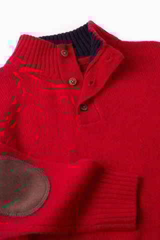Pull en laine - Rouge