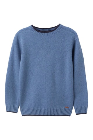 Pull en laine - Bleu cobalt