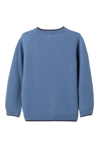 Pull en laine - Bleu cobalt