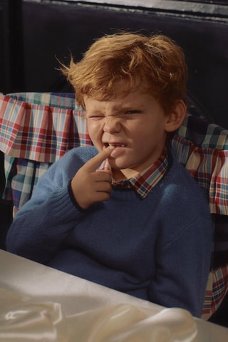 Pull en laine - Bleu cobalt