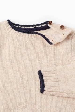 Pull en laine - Beige