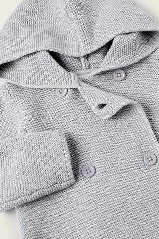 Gilet à capuche - Gris clair