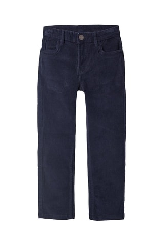 Pantalon en velours - Bleu foncé