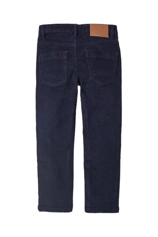 Pantalon en velours - Bleu foncé