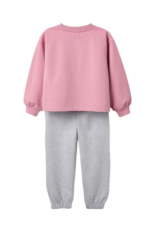 Sweat et pantalon - Rose et gris clair