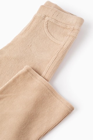 Pantalon en velours - Beige