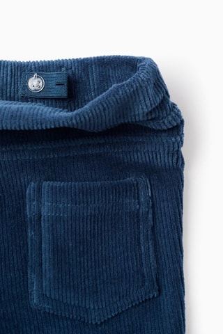 Pantalon en velours - Bleu foncé