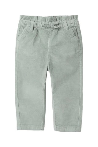 Pantalon en velours - Vert clair