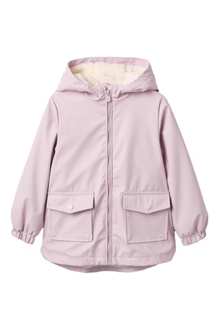 Parka à capuche - Rose poudré