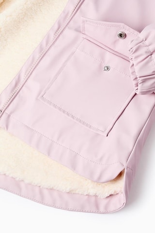 Parka à capuche - Rose poudré