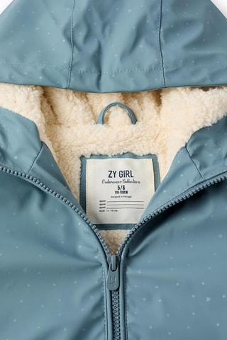 Parka à capuche - Bleu pétrole