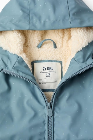 Parka à capuche - Bleu clair