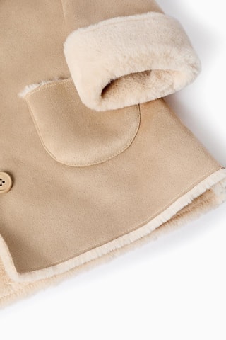 Manteau à capuche - Marron