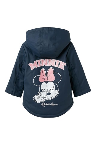 Parka à capuche Minnie Disney - Bleu marine