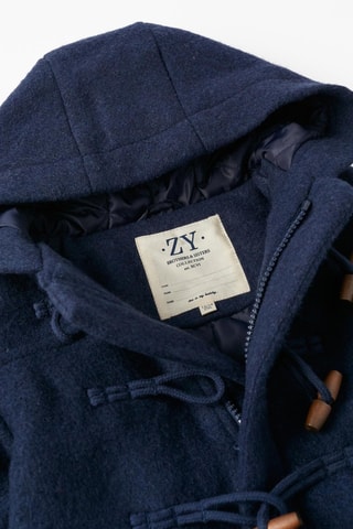 Manteau à capuche - Bleu marine