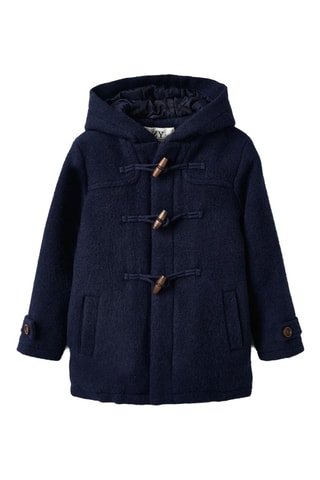 Manteau à capuche - Bleu nuit