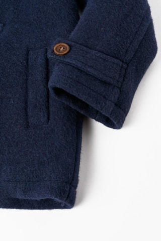 Manteau à capuche - Bleu nuit